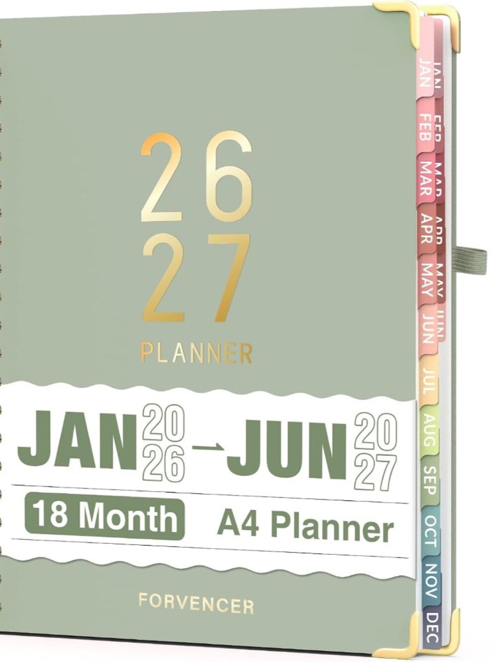 Jul 2026 - Dec 2027 Planner, 18 Month Planner 2026-2027, 8.5"x11"